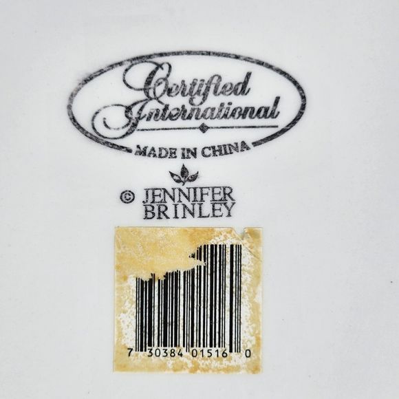 Trinket Dish Tray Jennifer Brinley Spa Girl Certified International 9 in x 9 in - Picture 3 of 5